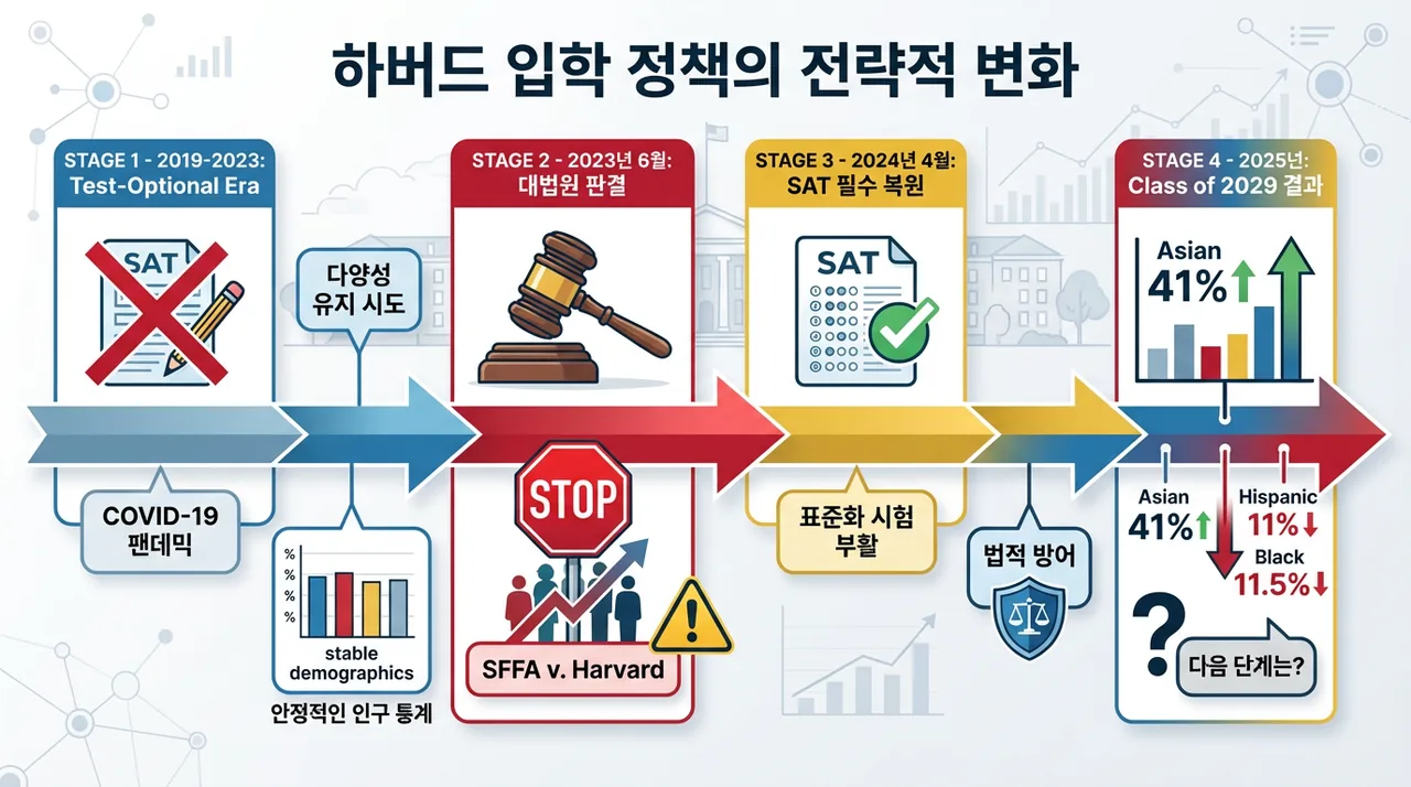 하버드가 SAT를 되살렸습니다. 그리고 한국 학생 비율이 급등했습니다. — 본문 이미지 4